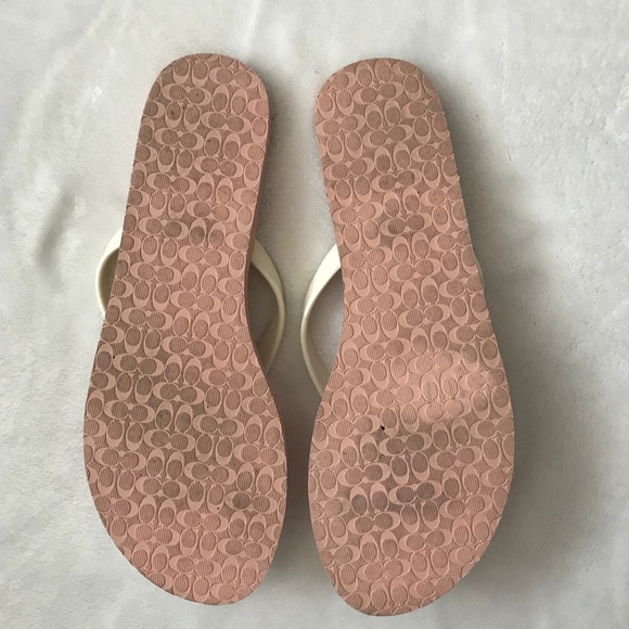 Coach Flip Flops Sandals Slippers 8 - Picture 3 of 5